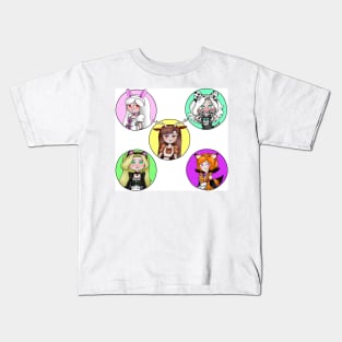 little animal maids Kids T-Shirt